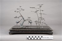 藏品(銀製龜鶴裝飾品)的圖片