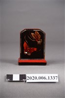 藏品(木製漆器煙具)的圖片