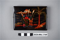 藏品(木製漆器菸盒)的圖片