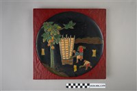 藏品(臺灣稻刈漆器方盤)的圖片