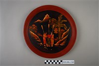 藏品(日月潭杵歌漆器圓盤)的圖片