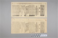 藏品(《臺灣新生報》號外)的圖片