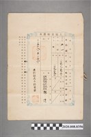 藏品(土地臺帳謄本 南投聽 武東堡 施厝坪庄 樟普蔡)的圖片