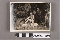 藏品(男子坐於瓜類獨照)的圖片