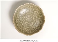 藏品(明代耀州印花青瓷盤)的圖片