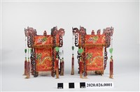 藏品(刺繡宮燈1組)的圖片