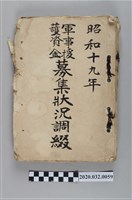 藏品(軍事援護資金募集狀況調綴)的圖片