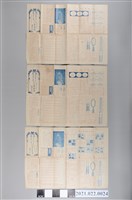 藏品(大正5、6年山梨縣甲府市了町二丁目玉泉堂水晶細工品、印傳、袋物紙件)的圖片