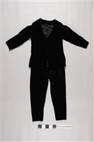 藏品(黑絨冬外套與長褲組)的圖片