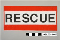 藏品(有著「RESCUE」字樣的海報)的圖片