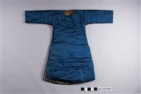 藏品(深藍色棉質大襟男夾袍)的圖片