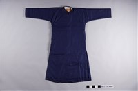 藏品(藏青棉質大襟男夾袍)的圖片