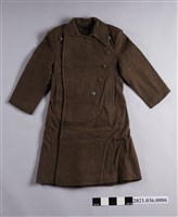 藏品(抗戰時期國民革命軍墨綠色毛呢冬大衣)的圖片