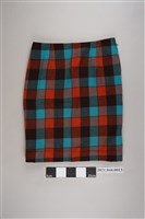 藏品(藍紅黑格紋毛短裙)的圖片