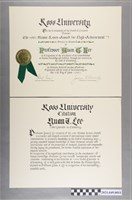 藏品(李遠哲1987年Minnie Rosen 獎證書)的圖片