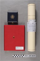 藏品(李遠哲2007年梵諦岡宗座科學院院士證書及獎章組)的圖片