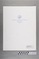 藏品(李遠哲2007年歐洲科學院名譽會員證書)的圖片