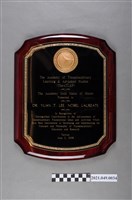 藏品(李遠哲2008年跨學科學習與高級研究學院金質獎章證書)的圖片