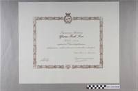 藏品(李遠哲2018年義大利國家科學院外籍會員證書)的圖片