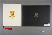 藏品(李遠哲1986年加拿大滑鐵盧大學名譽博士證書組)的圖片