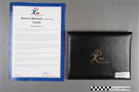 藏品(李遠哲2014年印度新德里泰瑞大學名譽博士證書組)的圖片