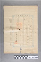 藏品(明治37年台江中洲寮邱權土地臺帳)的圖片