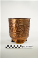 藏品(銅鑄雙龍搶珠香爐)的圖片