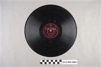 藏品(古倫美亞編號「80274」《流行歌：月夜愁、珈琲！珈琲！》10吋蟲膠唱片)的圖片