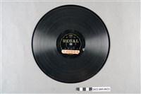 藏品(古倫美亞(利家-黑)編號「T-91」《流行小曲：妹妹我愛稱（上）、妹妹我愛稱（下）》10吋蟲膠唱片)的圖片