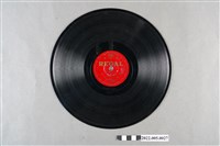 藏品(古倫美亞(利家-紅)編號「T-1008」《流行歌曲：春江曲、三姉妹》10吋蟲膠唱片)的圖片