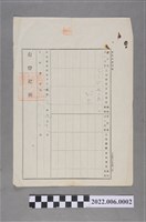 藏品(大正元年334番土地登記資料)的圖片