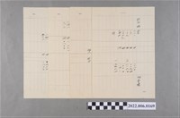 藏品(林田、林賽土地租佃紀錄清單)的圖片