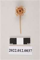 藏品(劉靜枝編製球型竹編半成品)的圖片