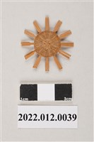 藏品(劉靜枝編製圓形竹編半成品)的圖片