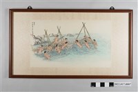 藏品(黃金田繪《落篙：水圳施工圖》)的圖片