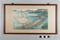 藏品(黃金田繪《漁簰捕魚》)的圖片