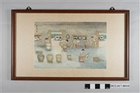 藏品(黃金田繪《製甕》)的圖片