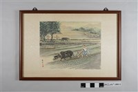 藏品(黃金田繪《農耕春耕》)的圖片