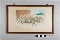藏品(黃金田繪《搬運原木》)的圖片