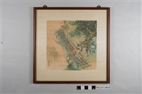 藏品(黃金田繪《運木材通道》)的圖片