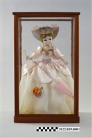 藏品(臺灣著粉色西式服飾人形娃娃)的圖片