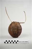 藏品(雅美/達悟族椰殼水壺)的圖片