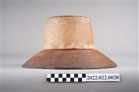 藏品(平頂方角淑女草帽木帽模組)的圖片