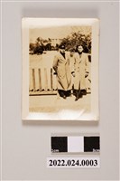 藏品(張子敬與友人合照黑白照片)的圖片