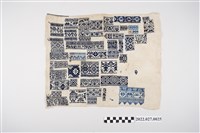 藏品(西拉雅族繡紋樣本方巾)的圖片