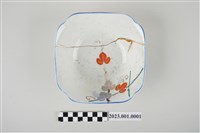 藏品(臺北市時山商店白瓷彩繪桐葉紋碗)的圖片