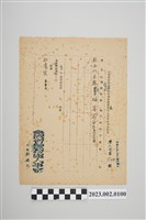 藏品(民國53年1月4日劉全仁台灣省警務處轉發所屬各機關委任人員任命令通知單)的圖片