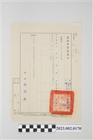 藏品(民國59年6月24日劉全仁基隆市警察局令)的圖片