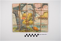 藏品(木玩具(木拼圖玩具一組，雙面可用)(20塊))的圖片