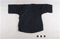 藏品(黑色棉質銅釦大襟衫)的圖片